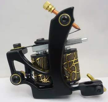

10Pcs/lot Pro Casting Iron Tattoo Machine 10 Wraps coil stainless steel Tattoos Body Art Gun Coil Machine LPC-ITM-7040-10J