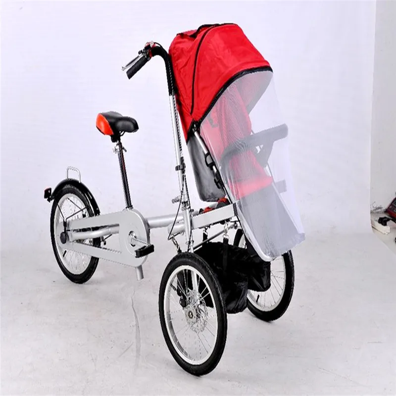 Variety Parent-Child Twins Stroller Foldable Bicycle Baby Trolley Can Sit Reclining Bike Strollers Mother And Child Car Stroller17
