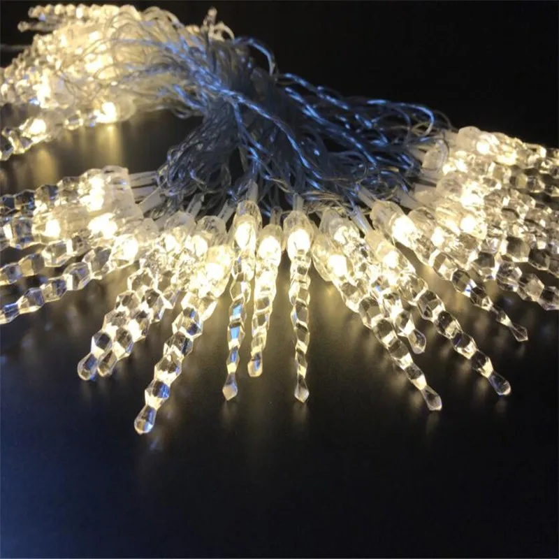 10M 50 LED Icicle String Lights New Year Christmas Xmas Wedding Party Led Fairy Lights 10M 50 LED Icicle String Lights New Year Christmas Xmas Wedding Party Led Fairy Lights