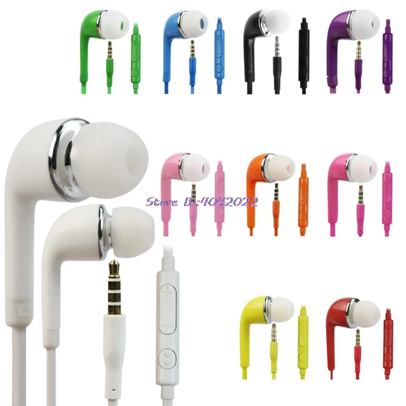 

In-Ear Earphone Stereo Earbud Mic for Samsung Galaxy S5 S4 S3 Note 4 3