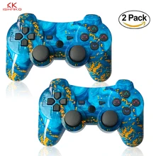 For Sony PS3 Controller Wireless Bluetooth for Playstation3 Controller for Dualshock4 Vibration Joystick Gamepad New Style Ocean For Sony PS3 Controller Wireless Bluetooth for Playstation3 Controller for Dualshock4 Vibration Joystick Gamepad New Style Ocean