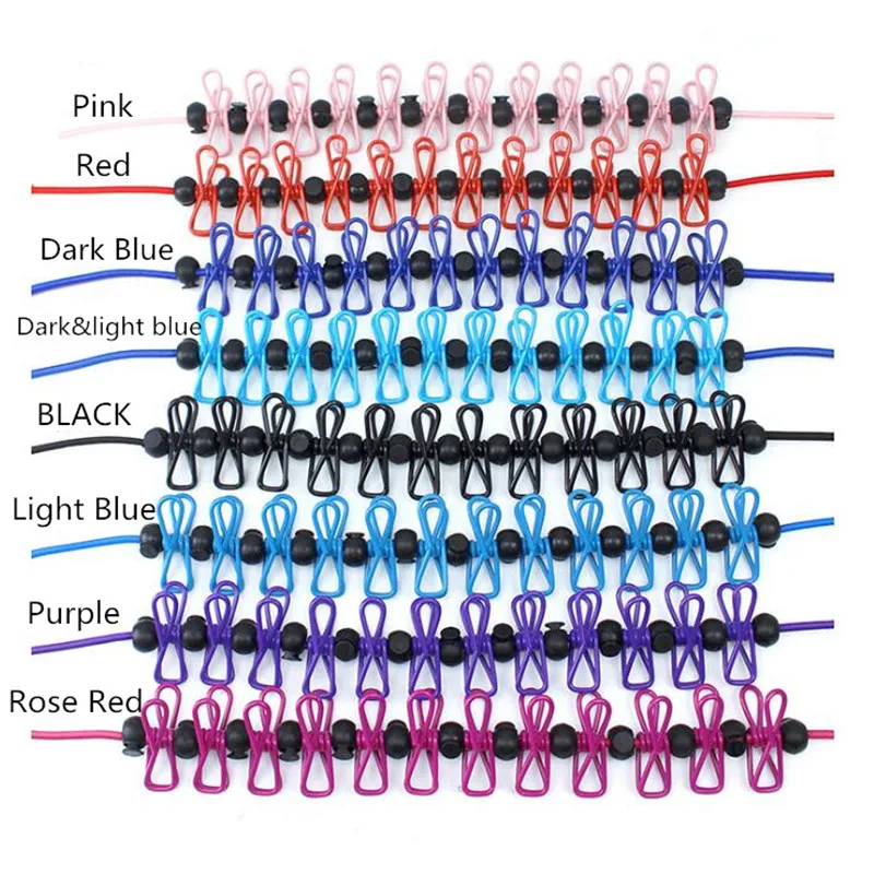 Эластичная одежда ветрозащитная Нескользящая с зажимами для путешествий портативный бельевая веревка носки вешалка для белья принадлежности для белья