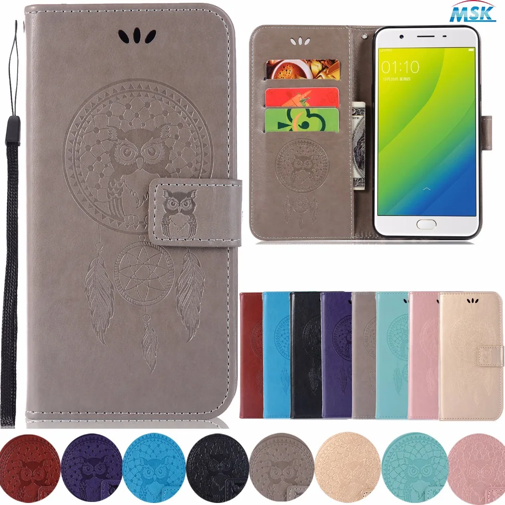 Flip cover for OPPO A57 A59 F5 R9S R9S Plus R11 phone case Stand And