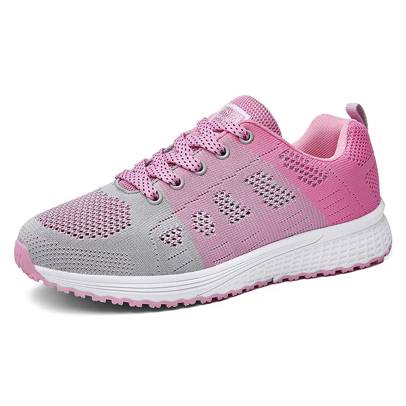 

Women Casual Shoes 2019 New Fashion Women Sports Shoes Wild Mesh Yarn Non-slip Breathable Student Sports Shoes Flat Shoes Women