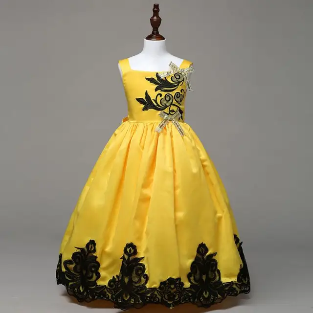 100 Brand New Yellow Kid Girl Bridesmaid Pageant Formal Prom Wedding