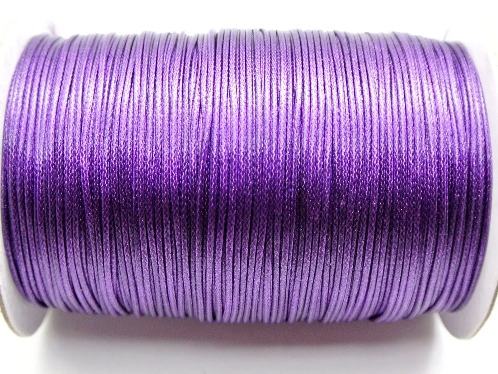 100 Yards Dark Purple Korean Waxed Cord String Thread 1mm for Bracelet