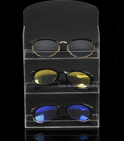 

Tabletop Acrylic Makeup Storage Box Organizer Eyeglasses Box Jewelry Box Accessories Display Holder Sunglasses Shelf