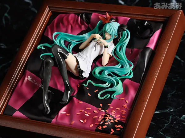 

20cm Photo Frame Hatsune Miku Anime Figures Princess PVC Action Figure Model Toy Christmas Gift
