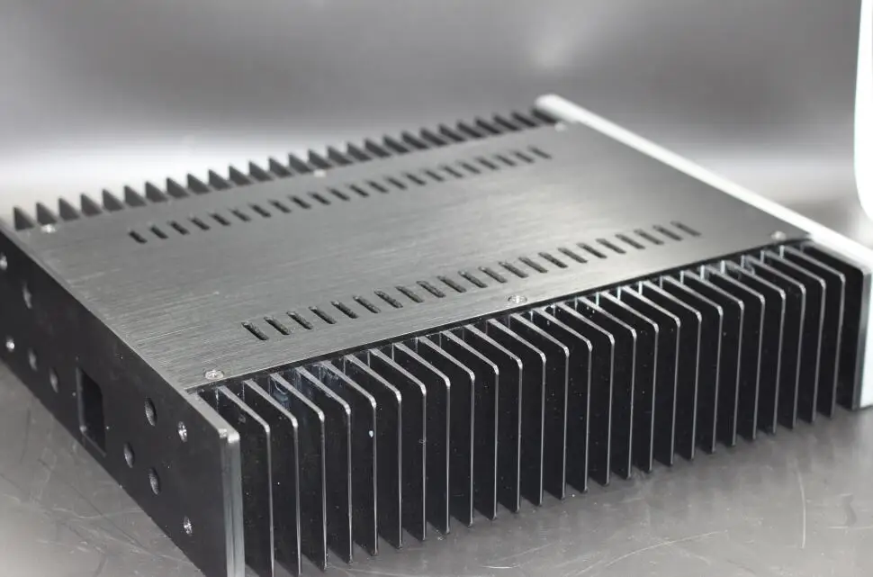 Полный Алюминий-Enclosure-AMP-Case-Preamp-Box-amplifier-Chassis-260X70X311mm полный Алюминий-корпус-AMP-Чехол-предусилитель-коробка