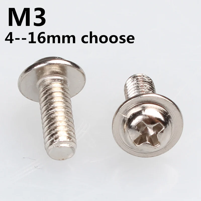 Tornillos De Cabeza Redonda PM Para Máquina Phillips, Tornillos De