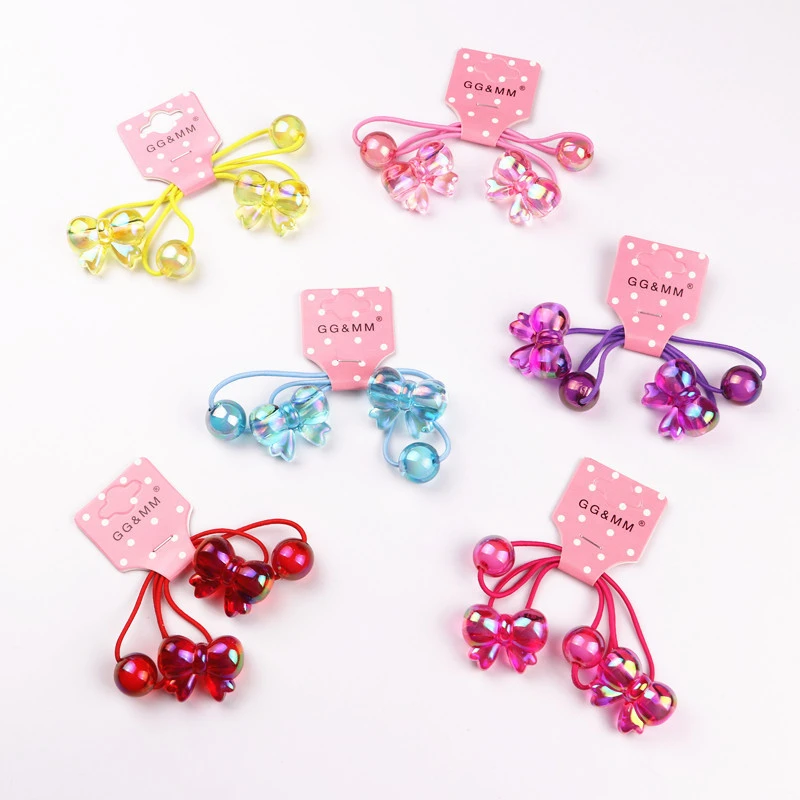 Lindo Buterfly Ball Flower Ribon 1 Par De Bolas De Elástico Lindo Buterfly Ball Flower Ribon 1 Par De Bolas De Elástico