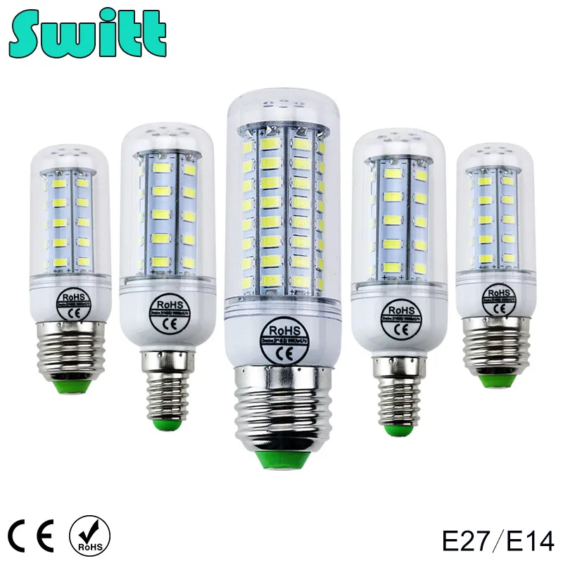 Switt высокое Мощность 220 В 240 светодио дный лампа кукурузный Шарик Прожектор SMD 5730