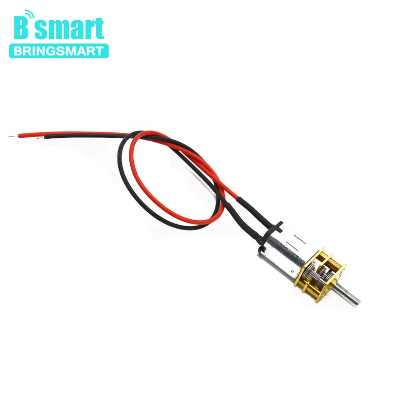 

Bringsmart GA12-N20 with Line DC Gears Reducer 15/30/50/60/100/200/300/400/500rpm Mini Machine 3 Volt DC 6V 12V DIY Electric Car