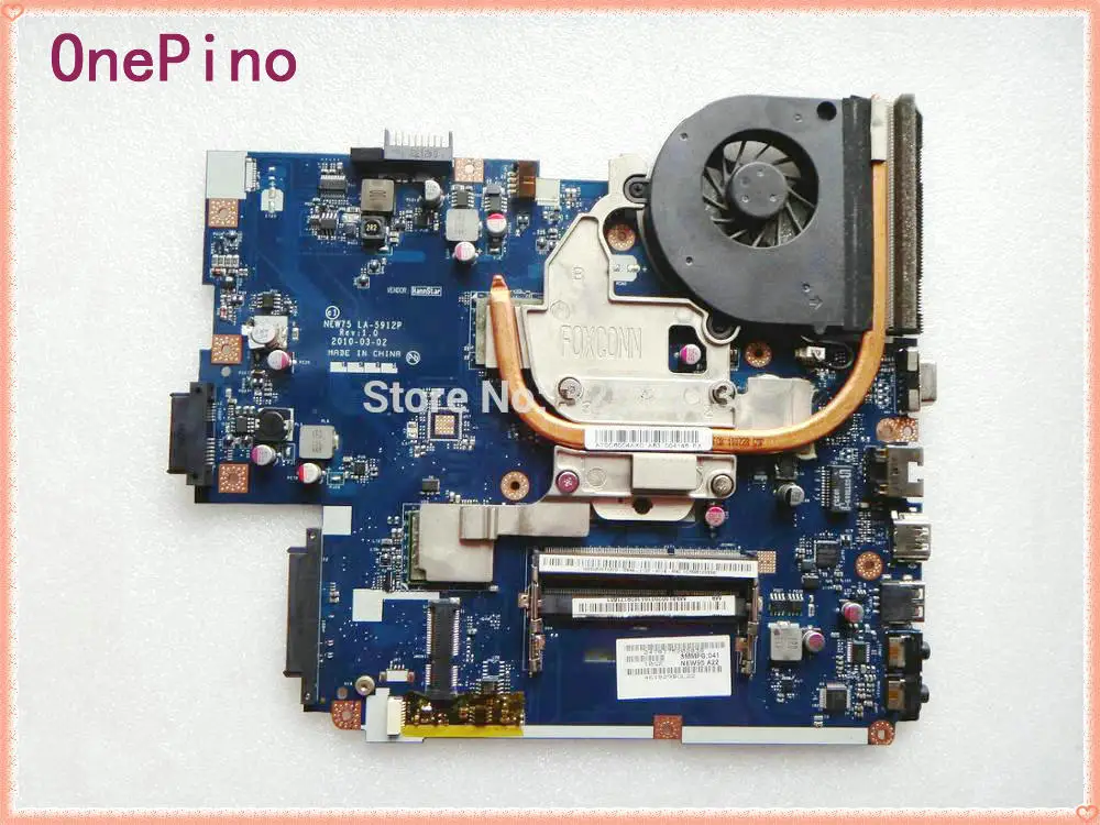 for acer aspire 5552G 5551G 5551 Laptop motherboard LA 5911P NEW75 LA 5912P heatsink CPU LA