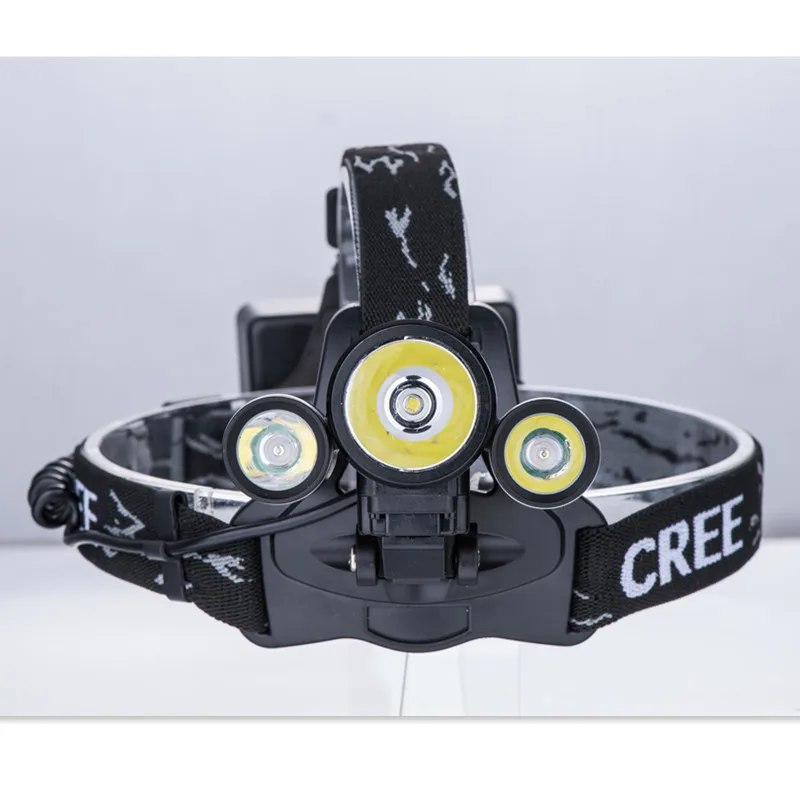 [TAIYI] светодиодный фонарь 1* CREE XM-L T6 светодиодный+ 2* GREE фонарь XPE головы велосипедный фонарь открытый свет