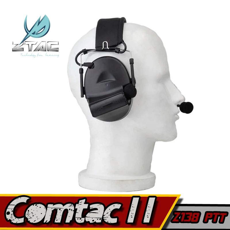 Z Tac гарнитура Comtac II страйкбол Пейнтбол Охота TAC Arsoft PTT kenwood Воздушный пистолет Peltor