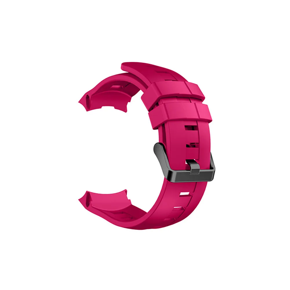 Силиконовый ремешок для часов Suunto Ambit3 вертикальный Ремешок Браслет сменный Браслет для Suunto Traverse Alpha/Spartan ремешки для часов - Цвет ремешка: Rose red
