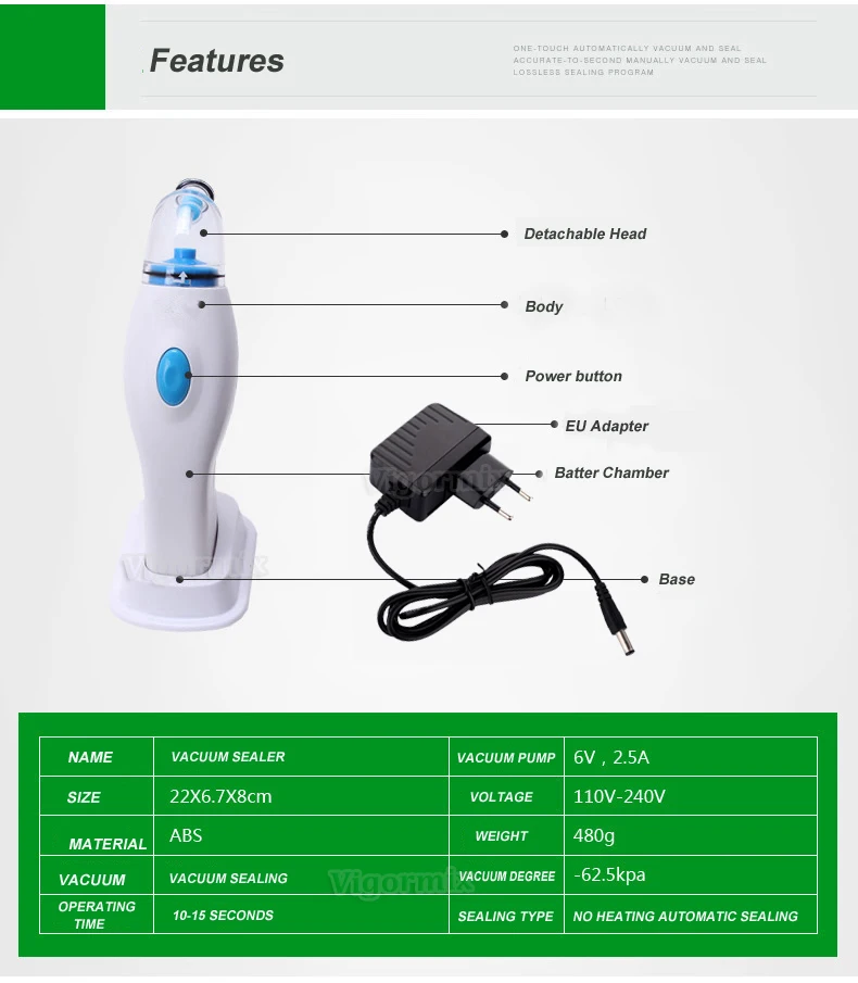 ЕС Plug автоматическая вакуумная упаковка продуктов герметик с 5 шт. пакеты бесплатно бытовой ручной вакуумный Хранитель машина