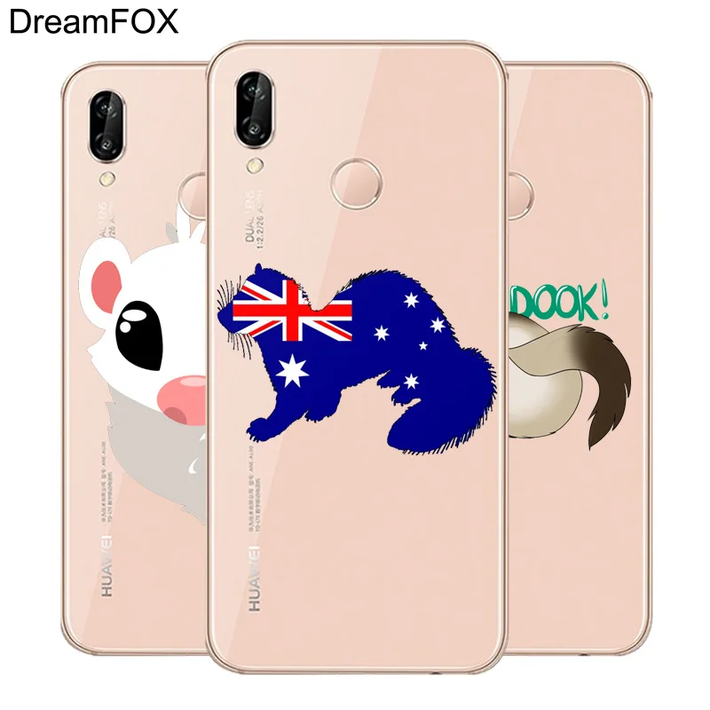 DREAMFOX K307 Glamster Ferret Мягкий ТПУ силиконовый чехол для huawei Honor 6A 6C 7X9 10 P20 Lite Pro P Smart |