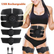 

Smart EMS Massage Muscle Stimulator Abdominal Muscle Trainer Vibration Slimming Machine Body Building Gym Exercise Equipment