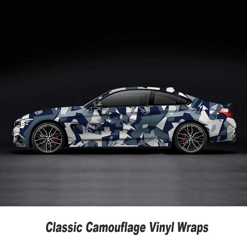 5/10/15/20/25/30m*1.52m light blue Camouflage Adhesive PVC Vinyl Film