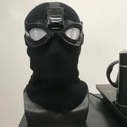 Человек-паук далеко от дома Питер Паркер маска костюм маскировочный костюм взрослые мужчины Съемные очки Хэллоуин маска реквизит черный