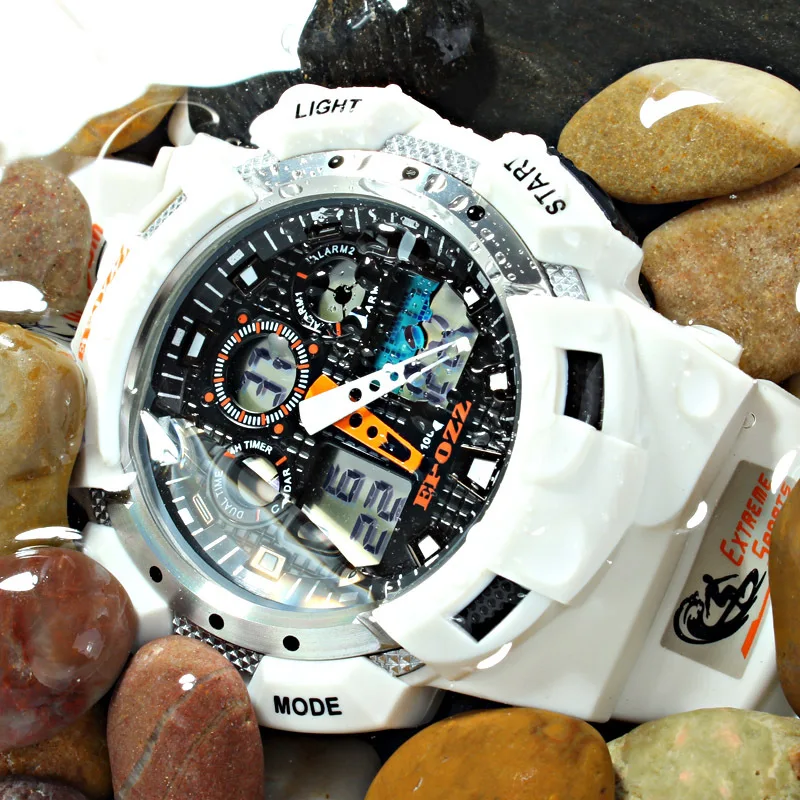 

2017 Brand EPOZZ Fashion Luxury G Style Military Men's Sports Digital Watch Male Analog Wristwatch Diver 10Bar Relogio Masculino