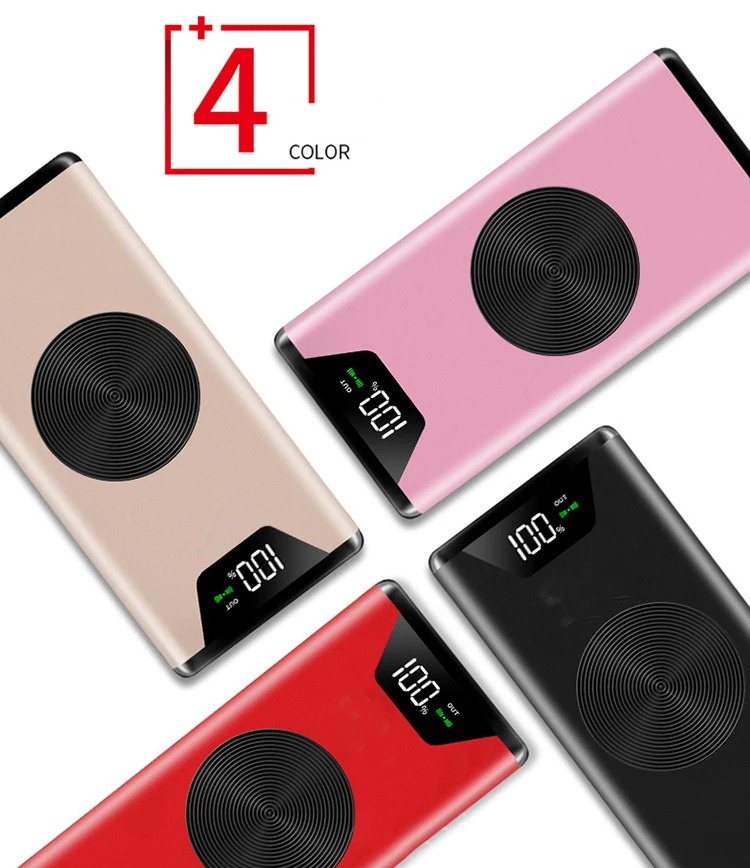 Qi Wireless Charger 20000mAh Power Bank For iPhone X 8 Plus Samsung Note 8 S9 S8 Plus S7 Xiaomi Powerbank Quick Charger Charging Qi Wireless Charger 20000mAh Power Bank For iPhone X 8 Plus Samsung Note 8 S9 S8 Plus S7 Xiaomi Powerbank Quick Charger Charging