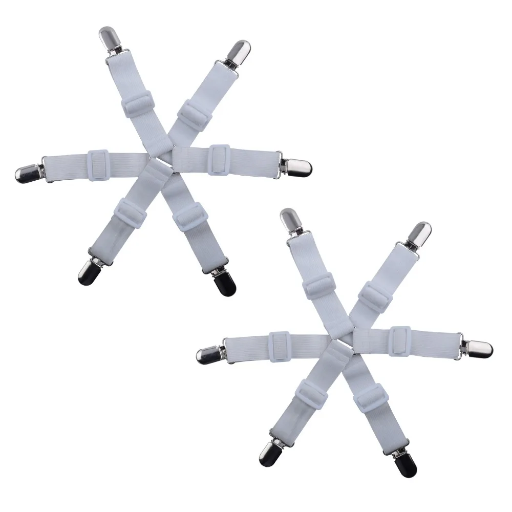Bed Sheet Grippers Holder Straps Clips, Mattress Pad Cover Keepers