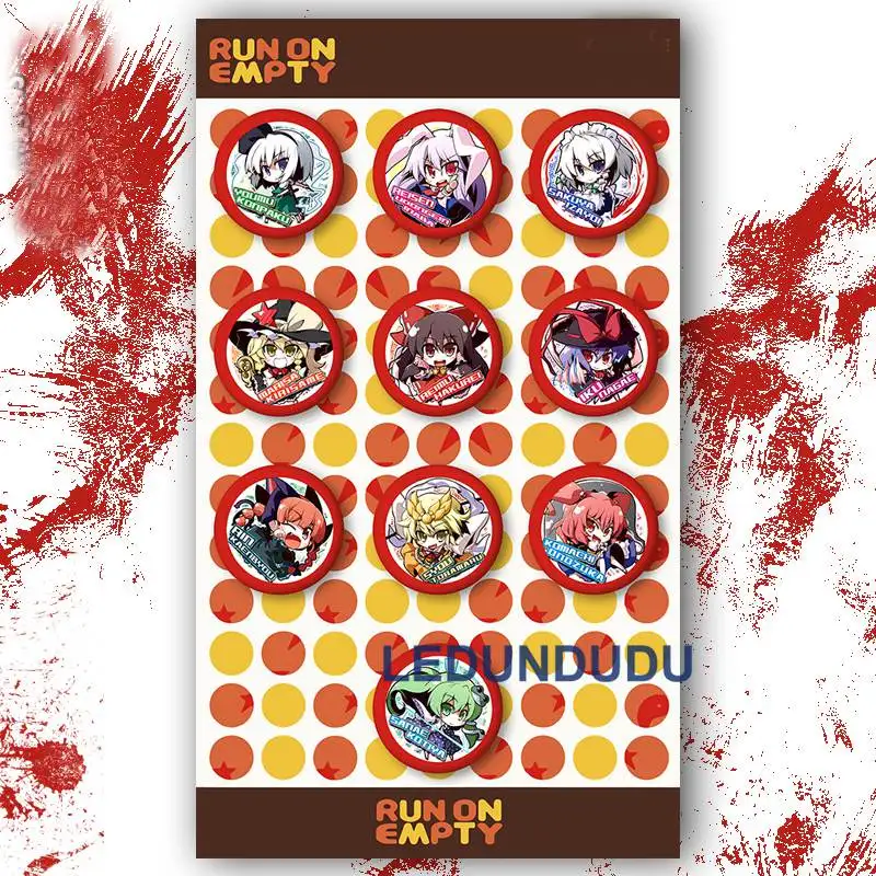 Рюкзак для одежды TouHou Project Значки косплея Hakurei Reimu Мультяшные броши Pins|badge