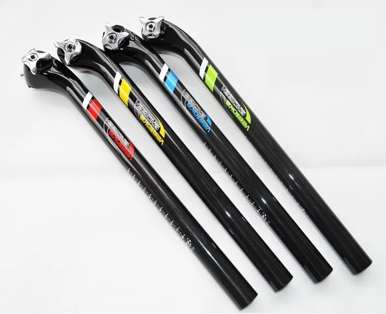 

VEETOKA full carbon bike seatpost Road mountain bicycle seat tube MTB bicicleta parts 27.2/30.8/31.6*400mm tige de selle carbon