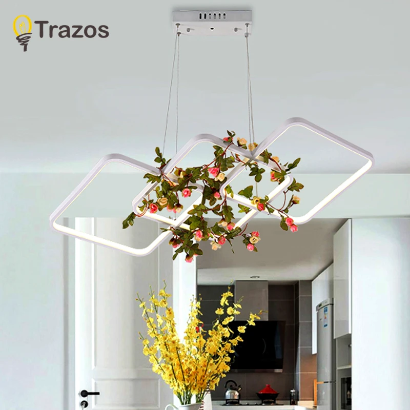 

New 2018 Art Deco LED Chandelier for living room bedroom dining Study room Aluminum led Chandelier lamp fixtures high brightnes
