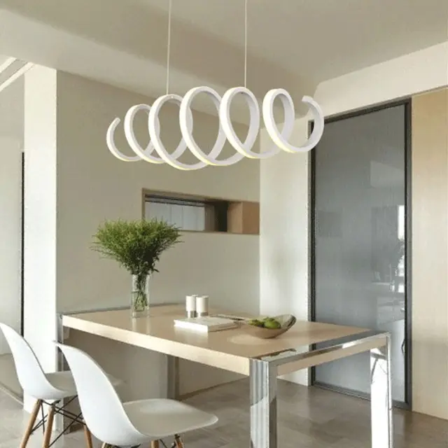 Moderno Ciondolo Luce led per Cucina Sala da pranzo Lampada a ... Moderno Ciondolo Luce led per Cucina Sala da pranzo Lampada a ...