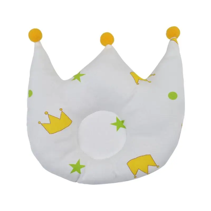 Подушка для малышей, для путешествий, для отдыха, для сна, позиционер, поддерживающая подушка, в форме короны, предотвращает подарки с плоской головкой - Цвет: C-02