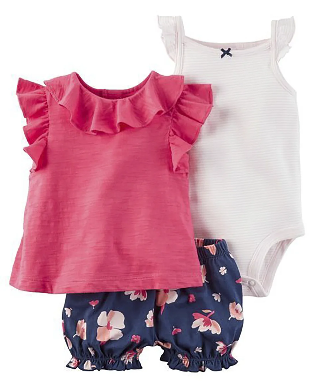 Г., комплект одежды для маленьких мальчиков, 3 предмета, футболка+ штаны+ боди, летняя одежда для малышей Одежда для маленьких девочек хлопковые шорты, комбинезон - Цвет: KT467