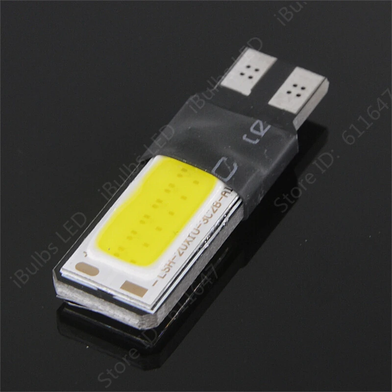 

10pcs T10 LED 194 168 W5W COB Interior Bulb Light Parking Backup Brake Lamps Canbus No Error Cars xenon Auto Led Car ~v