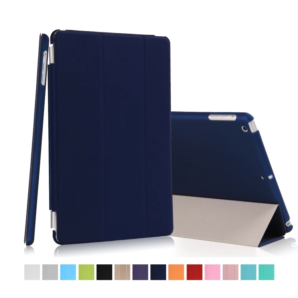 Чехол для for IPad Mini 1/2/3, golp 2 в 1 идеально подходит Магнитный искусственная кожа Smart Cover ПК прозрачный чехол для for IPad Mini 1/ 2/3