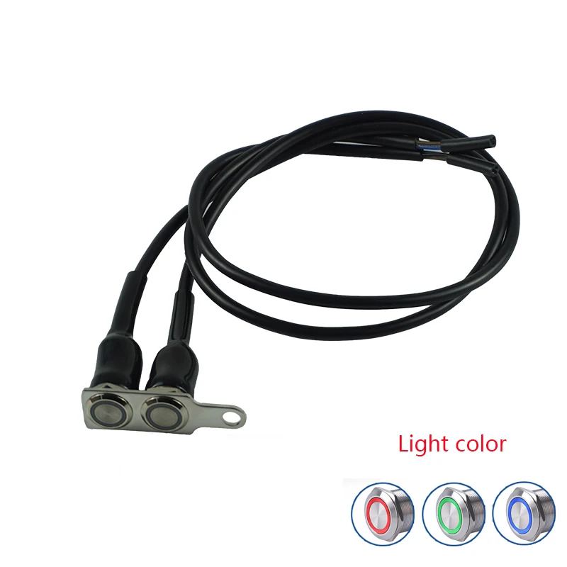 LED Light 12V Motorcycle Handlebar Switch Adjustable Mount Waterproof Headlight Horn Fog Start Kill ON-OFF Button | Автомобили и