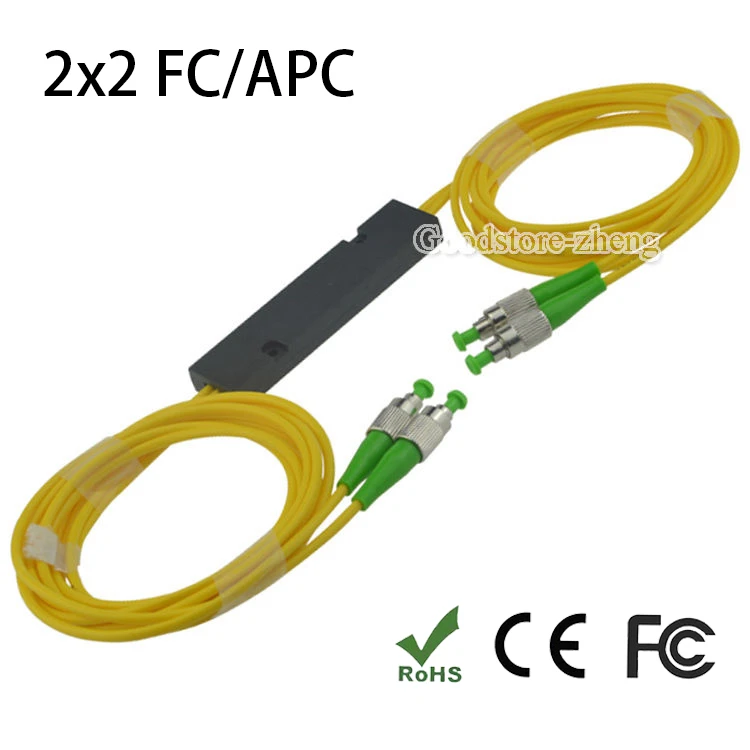 telephone cable tracer 2x2 FC/APC Fiber Optic PLC Splitter Fiber splitters Fiber pigtails FBT splitters FC APC wiretracker