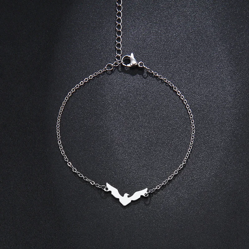 CACANA Stainless Steel Bracelet For Women Man Bird Gold And Silver Color Pulseira Feminina Lover's Engagement Jewelry