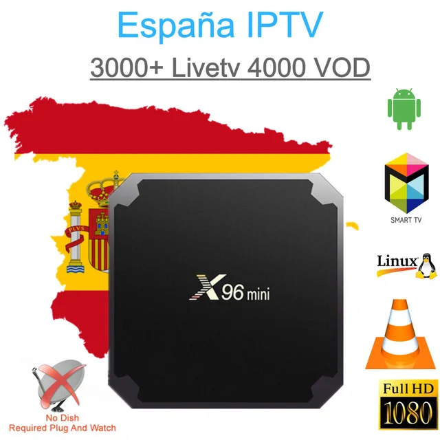 

X96 TV BOX Toprock Europe IPTV Subscription with 3000+ European live Spanish UK Dutch German IPTV Channels Live TV and Sports