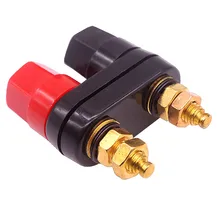 Top Selling Quality Banana plugs Couple Terminals Red Black Connector Amplifier Terminal Binding Post Banana Speaker Plug Jack