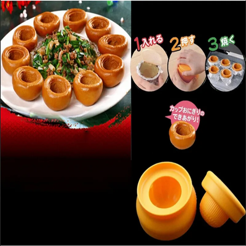 

Japanese Style Creative Rice Cup Mould Baked DIY Rice Ball Mold For Steamed Corn Bread Rice Ball Mold Kitchen Tools