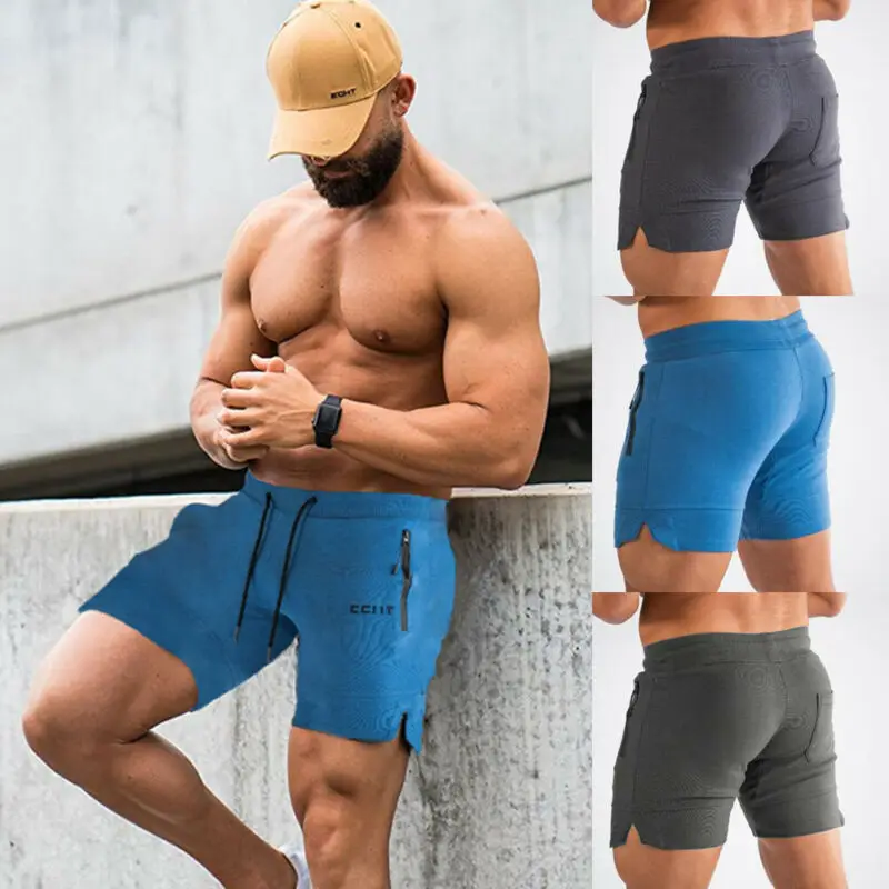 2019High Quality Men's Jogging Running Sports Shorts Breathable Gym Training Fitness M-3XL