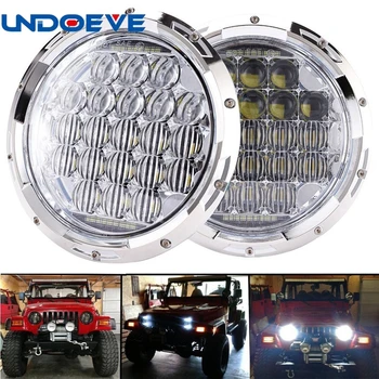 

Undoeve 7 Inch Round 5D 130w Philip LED Projector Headlight with DRL for Jeep Wrangler JK TJ LJ CJ Motorcycles Motorcycle