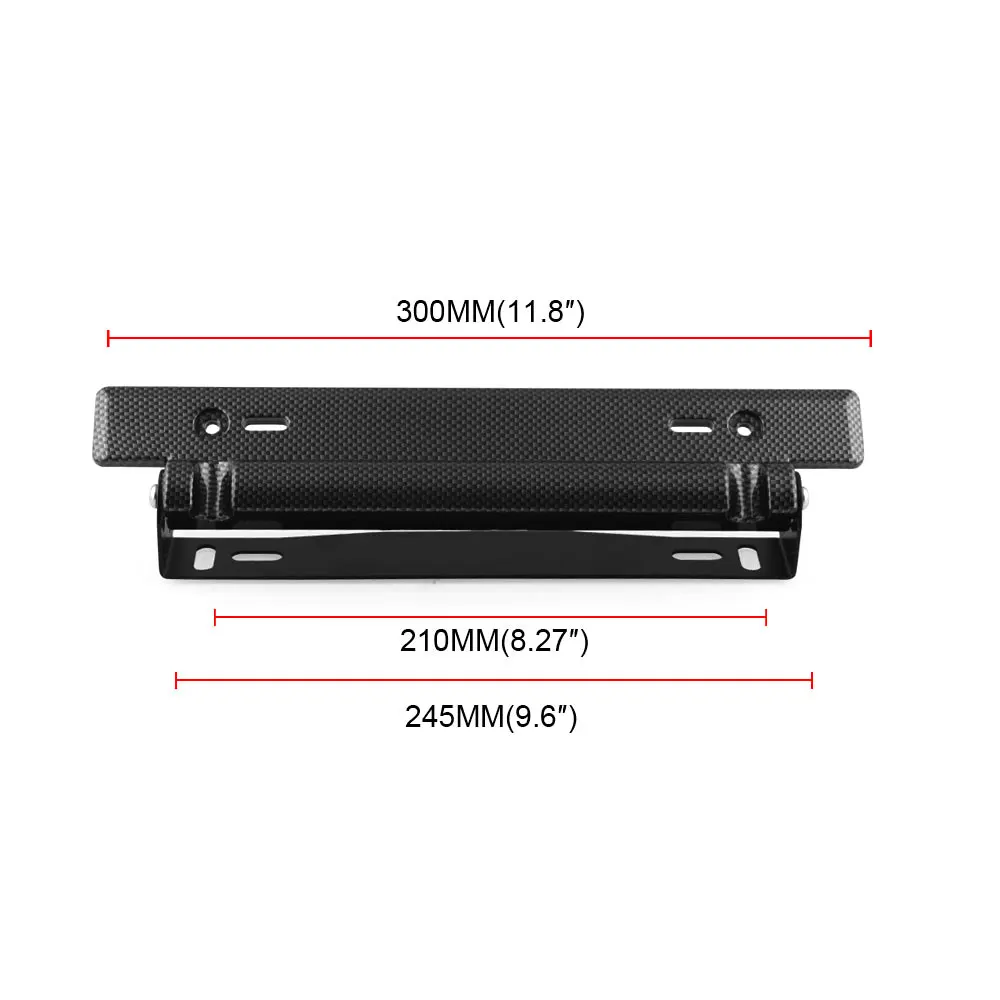 1 комплект Регулируемый универсальный карбоновый номер автомобиля гоночный номерной знак рамка держатель кронштейн модификация автомобиля
