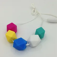 Безопасное Силиконовое ожерелье-прорезыватель DIY для ручной работы Силиконовая прорезывание зубов Ожерелье Детские трофеи Momma ожерелье