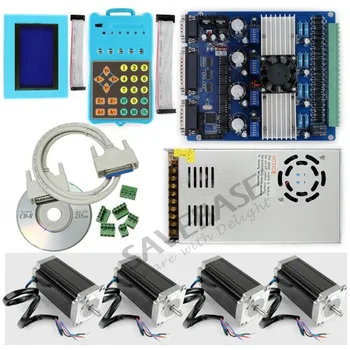

CNC Professional 4Axis TB6560 Stepper Driver Set +2.5Nm Motor/PSU/Keypad/Display