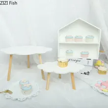 Креативный современный облако торт подставка деревянная стенд для десерта Свадебные украшения день рождения торт лоток послеобеденный чай