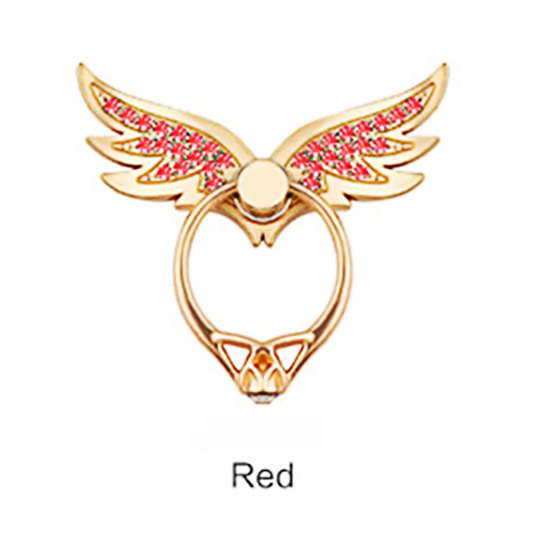 Etmakit New Angel Wings 360 Degree Multi-function Metal Finger Ring Mobile Phone Ring Holder For iPhone Samsung Smart Phones Etmakit New Angel Wings 360 Degree Multi-function Metal Finger Ring Mobile Phone Ring Holder For iPhone Samsung Smart Phones